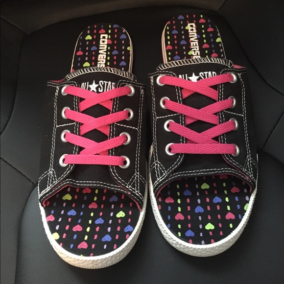 converse sandals pink
